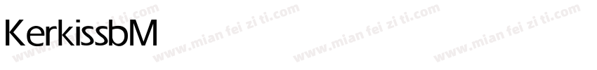Kerkissb Medium字体转换